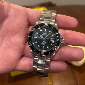 Invicta Pro Driver Men’s Watch, Model 9307 - Men’s Silver Stainless Steel Watch